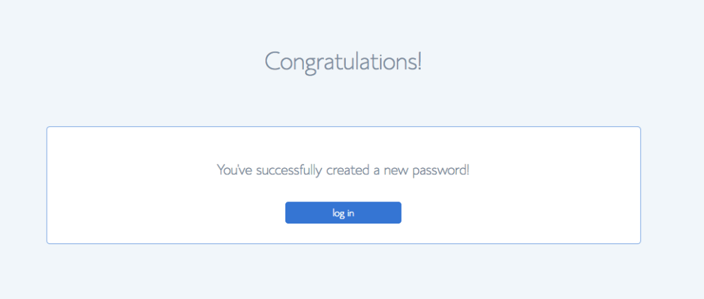 STEP SIX:  Set up your account password. Be sure to jot it down where you can remember it!