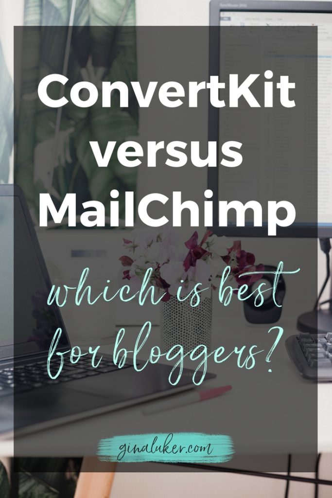 Wondering which email service is best for bloggers? Learn all about ConvertKit vs MailChimp (and why there's only ONE that really works!)